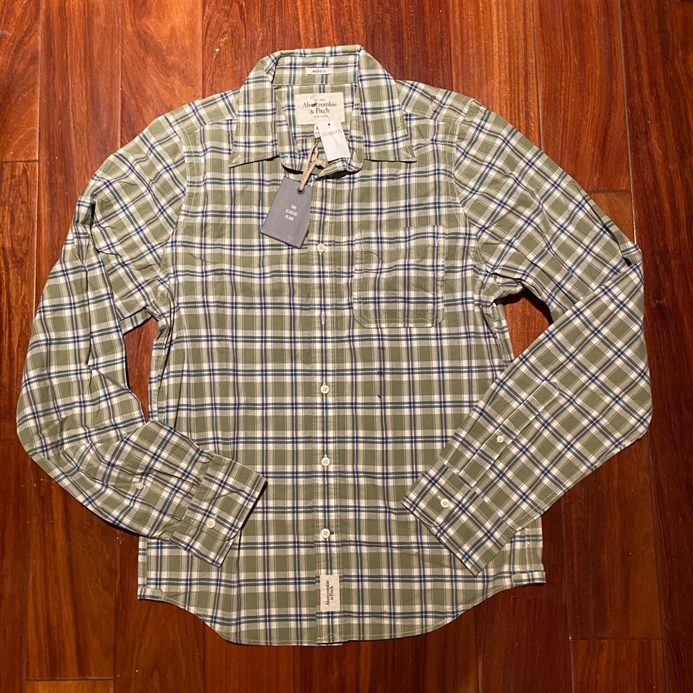 Abercrombie & Fitch Men Long sleeve Shirt 2XL